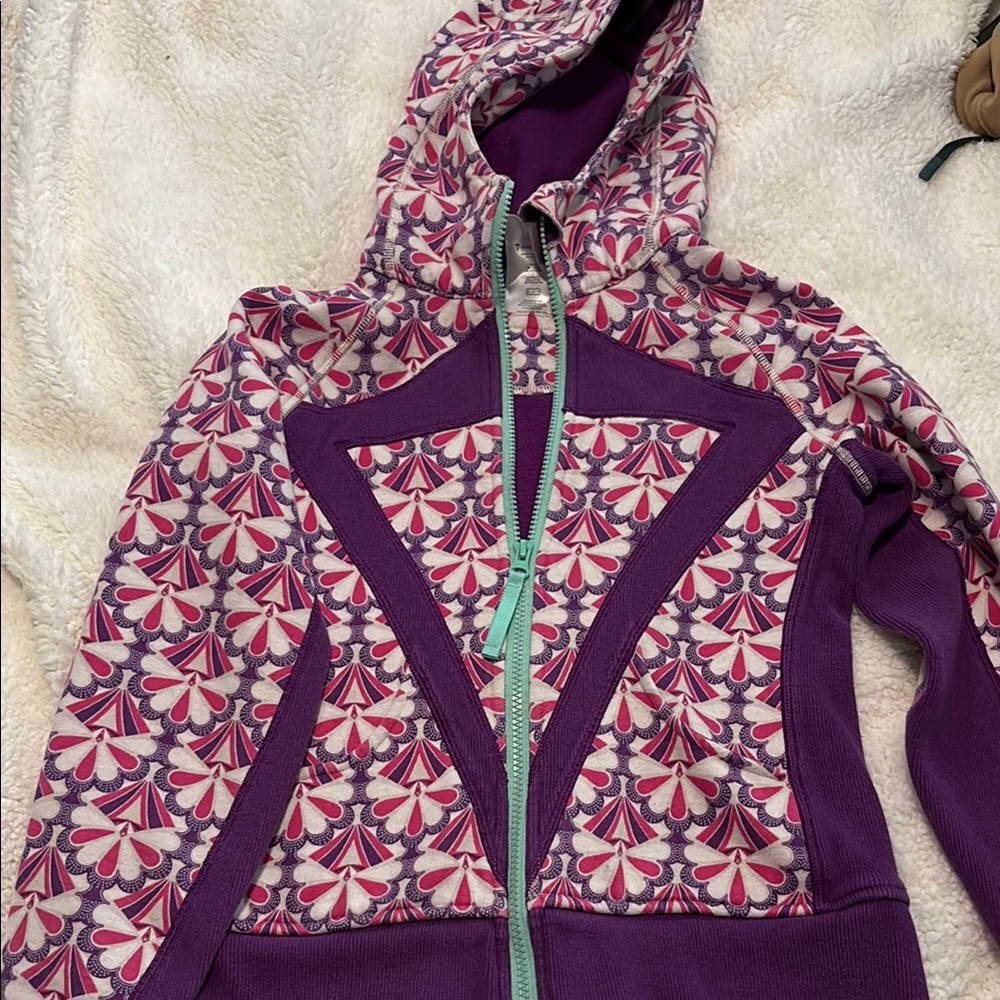 Ivivva Purple and Pink Hoodie Sweatshirt
